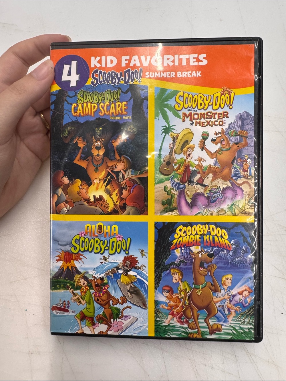 Kid Favorites - Scooby-Doo Summer Break - 4 Films DVD Tested